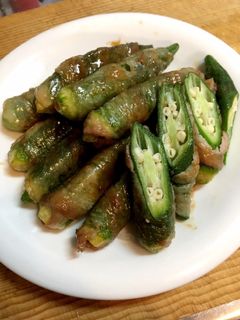 おくら肉巻き照り焼き-レシピのメイン写真