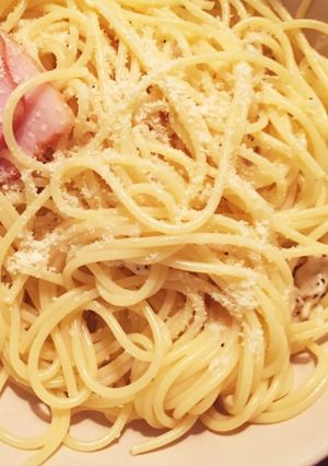 粉チーズだけのシンプルなパスタ-レシピのメイン写真