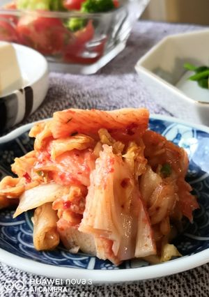 カニかまキムチ和え-レシピのメイン写真