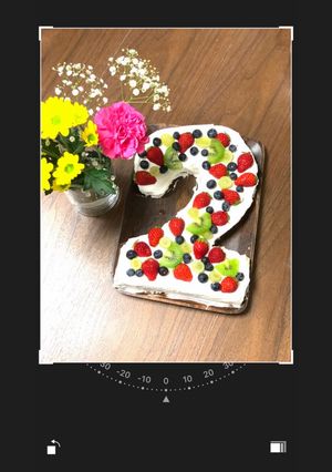 ☆簡単！2歳パーティーケーキ☆-レシピのメイン写真