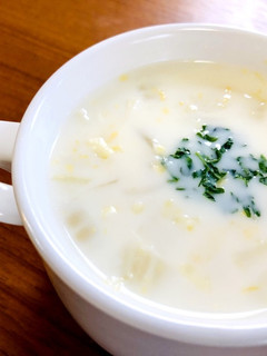コーンクリーム缶de豆乳コーンスープ-レシピのメイン写真