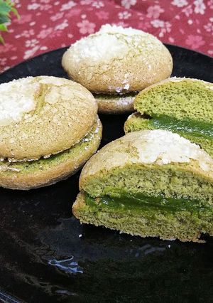 ほろ苦、ふんわり…抹茶ブッセ☆-レシピのメイン写真