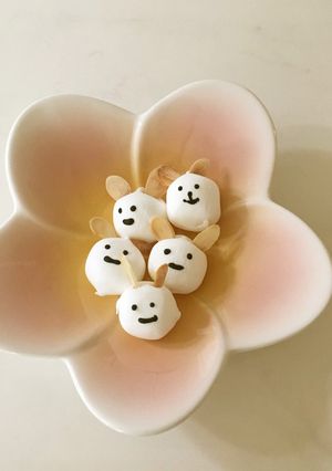 簡単 マシュマロうさぎ-レシピのメイン写真