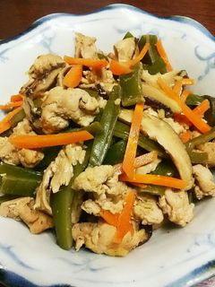 味付け簡単、茎わかめと豚こまの炒め煮。-レシピのメイン写真