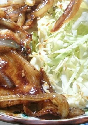 〇生姜チューブで作る、豚の生姜焼き-レシピのメイン写真