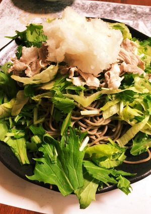 野菜たっぷりサラダそば-レシピのメイン写真