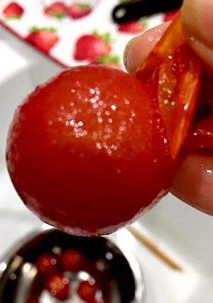 簡単♪一瞬、プチトマトの皮むき-レシピのメイン写真