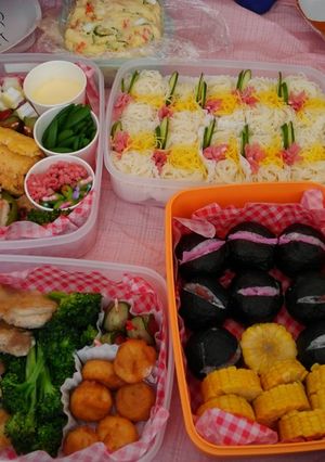 運動会のお弁当！素麺も♪おにぎりも♪-レシピのメイン写真