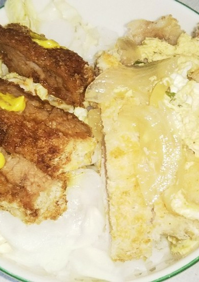無油Wカツ丼（血管ダイエット1366）-レシピのメイン写真