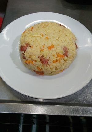 青じそと練り梅の残り物あっさりチャーハン-レシピのメイン写真
