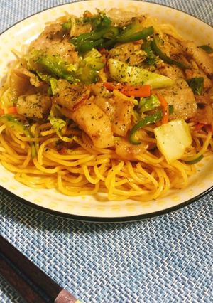 お手軽ソース焼きそば-レシピのメイン写真