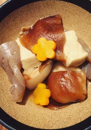 優しい味付け◎しいたけと高野豆腐の煮物-レシピのメイン写真