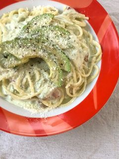 アボカドの冷製クリームパスタ♪-レシピのメイン写真