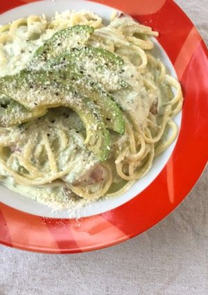 アボカドの冷製クリームパスタ♪-レシピのメイン写真