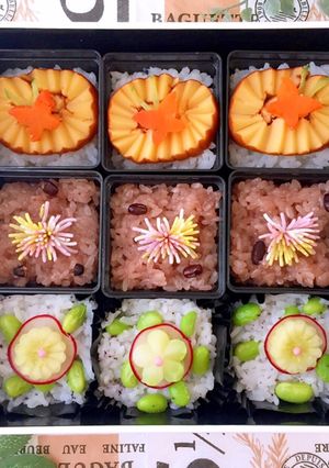 運動会　お重　盛り付け　ご飯もの-レシピのメイン写真