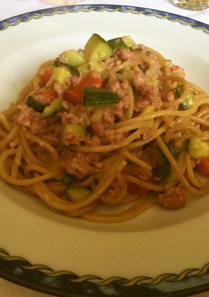イタリアンソーセージと夏野菜のパスタ-レシピのメイン写真