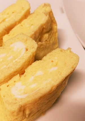 ふんわり簡単♪中華風出汁巻たまご☆-レシピのメイン写真