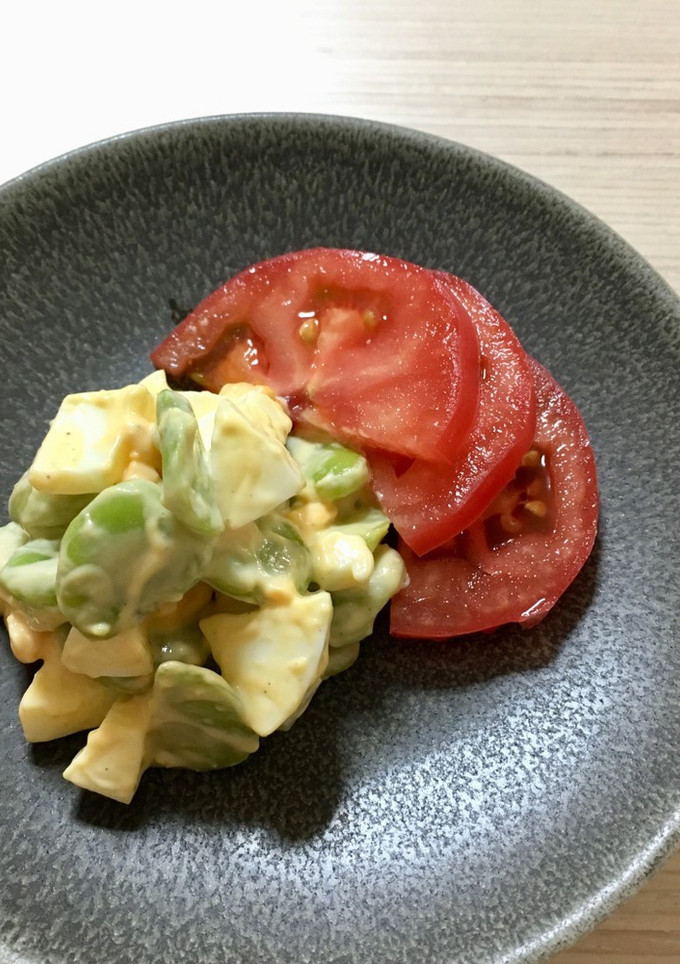 そら豆と卵のマヨ和え-レシピのメイン写真