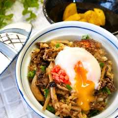 รูปของ 便利ごぼうと牛肉で炊き込みご飯