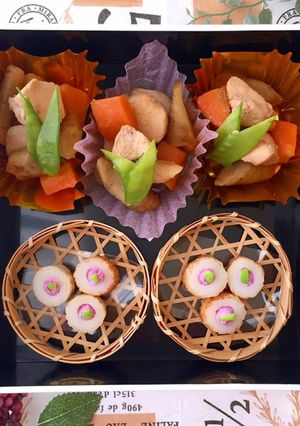 運動会　お重　煮物と口取り-レシピのメイン写真