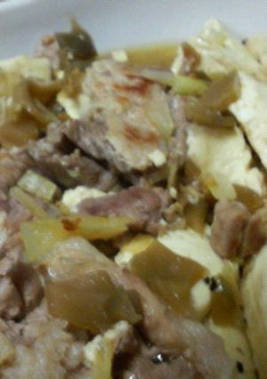 ■豆腐と豚肉の中華風煮もの■-レシピのメイン写真