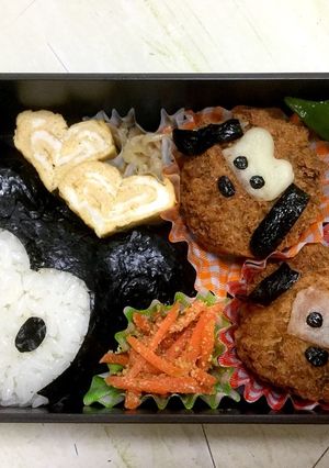 ミッキー&プルート♪キャラ弁-レシピのメイン写真