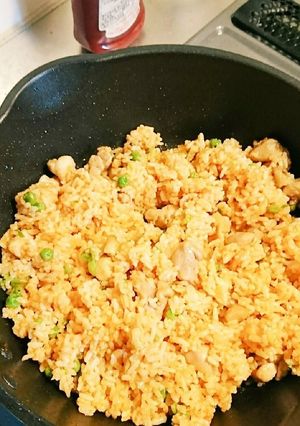 我が家のチキンライス【オムライス】-レシピのメイン写真