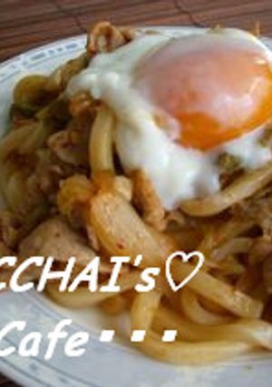 簡単辛うま～♪豚キムチうどん-レシピのメイン写真