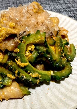 ソース味も美味しい♪ゴーヤチャンプルー-レシピのメイン写真