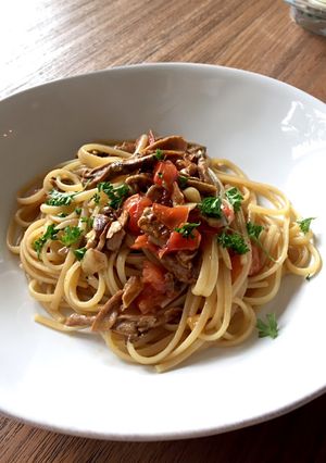 乾燥ポルチーニ茸のパスタ-レシピのメイン写真