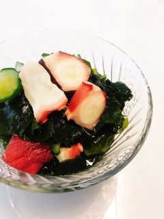 タコわかめきゅうりの酢の物-レシピのメイン写真