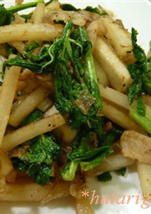 ご飯にぴったり！豚肉と大根のおかか炒め-レシピのメイン写真