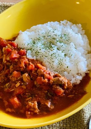 【缶詰×缶詰で簡単】サバ味噌トマトカレー-レシピのメイン写真