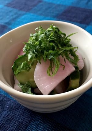 市販のすしの素de野菜は浅漬け-レシピのメイン写真