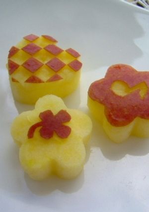 りんごの飾り-レシピのメイン写真