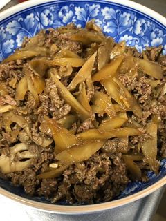 牛肉と牛蒡舞茸の時雨煮-レシピのメイン写真