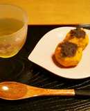 お茶うけにどうぞ：かぼちゃの茶巾しぼり