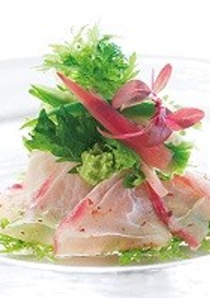 鯛のだし締め 夏野菜を添えて-レシピのメイン写真