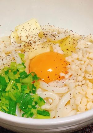 釜バターうどん-レシピのメイン写真