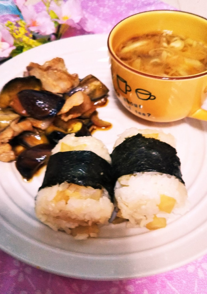 炒め大根とワサビのおにぎり-レシピのメイン写真