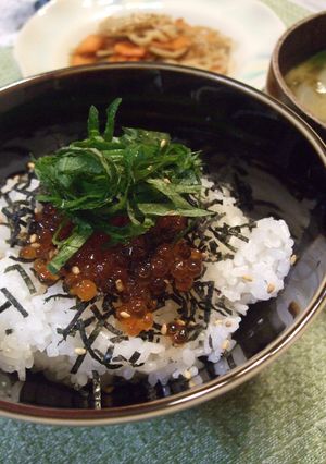 我が家のアイドル☆紫蘇いくら丼-レシピのメイン写真