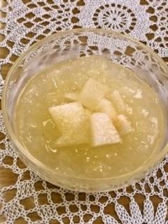 梨のジュレ(透析食)-レシピのメイン写真