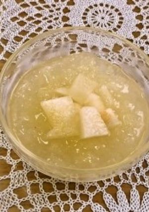 梨のジュレ（透析食）-レシピのメイン写真