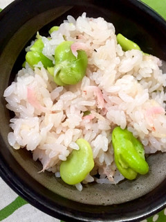 そら豆と桜海老のご飯-レシピのメイン写真