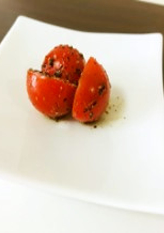 ミニトマトのごま和え-レシピのメイン写真