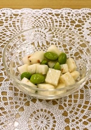 長芋の梅酢和え（透析食）-レシピのメイン写真