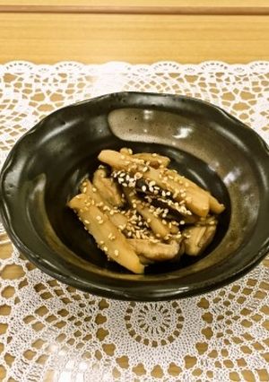 れんこんのシャキシャキ炒め（透析食）-レシピのメイン写真