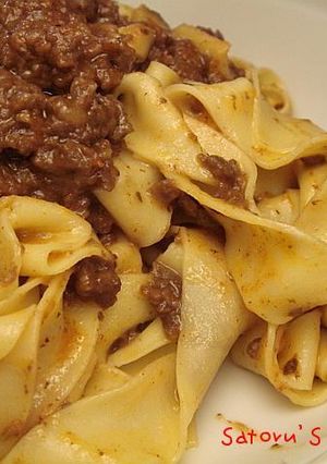 生パスタでボロネーゼ♪-レシピのメイン写真