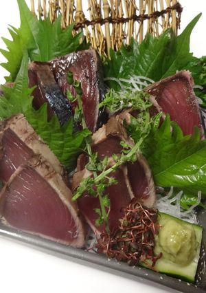 高知県産カツオのタタキ-レシピのメイン写真