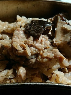 飯ごうで干し椎茸と豚肉の中華飯-レシピのメイン写真